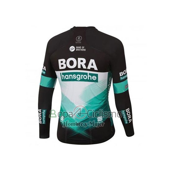Bora-hansgrone Ropa Ciclismo Culotte Largo 2020 Mangas Largas Azul Negro